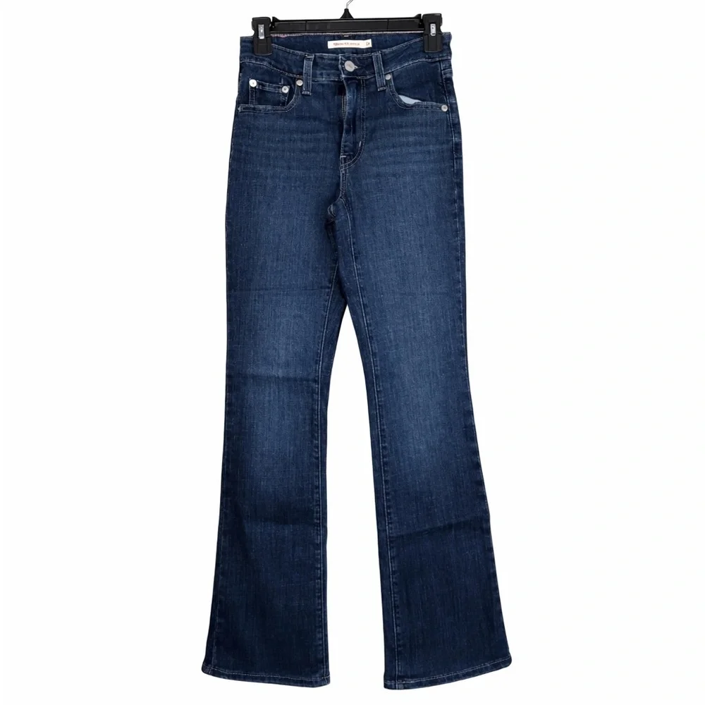 Never worn - Levi's Dark Blue Boot Cut Jeans